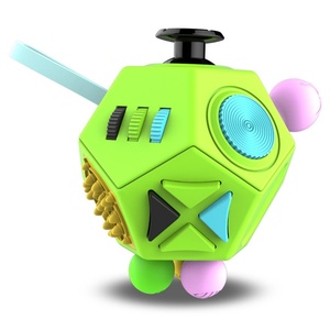 Cubo Mágico, Juguete Antiestrés para Autismo, 12 Caras, Plástico Ecológico, Juego Creativo - Product Image 3