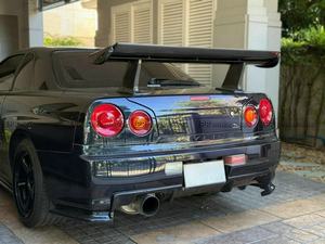 Support de becquet arrière en Fiber de carbone de haute qualité pour NISSAN SKYLINE R34 GTR BNR34 SP Type becquets de voiture - Product Image 2