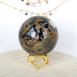 Wholesale Feng Shui Style Spirit <b>Crystal</b> <b>Ball</b> Polished Raw Stone Flame Agate Sphere for Home Decoration and Healing - Product Image 6