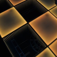 Lumière de sol LED RGB trois-en-un pour carrelage, indice de protection IP55, télécommande DMX512, résistante à la pluie, en verre trempé, pour piste de danse extérieure