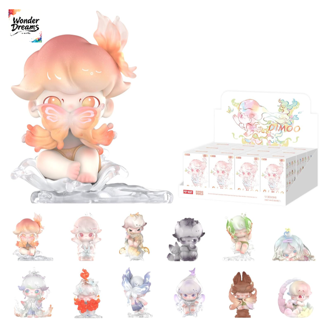 POP MART DIMOO Shapes in Nature Series Blind Box Figures Random Design Action Figures Collectible Toys Holiday Birthday Gifts