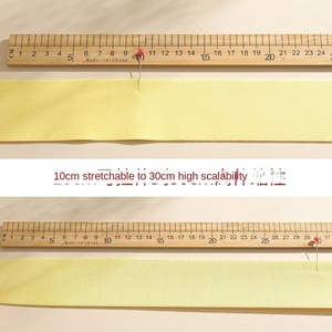 Заводская оптовая продажа, однотонная 140 эластичная лента 2,5 см-7,5 см, однотонная зашифрованная утолщенная лента с техникой нанесения покрытия - Product Image 5