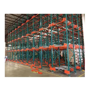 Deposito automatico pesante per magazzino in metallo acciaio Radio porta navette attrezzature per il carico e lo stoccaggio