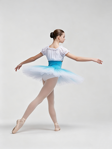 <span class=keywords><strong>Robe</strong></span> Tutu en Tulle Dégradé à Manches Bouffantes et Corset en Spandex/Nylon pour Filles et Adultes, Costume de Ballet pour Spectacle, Vêtements de Danse en Gros - Product Image 4