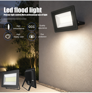 Popular Style Product IP65 3000/4000/6000K Die-casting aluminum with Tempered glass High Lumen Outdoor <b>Flood</b> <b>Lights</b> - Product Image 2