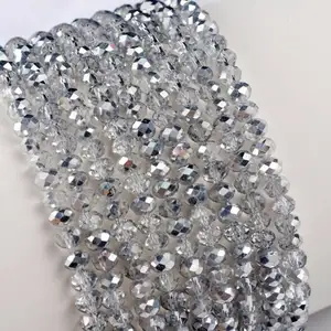 High Quality beads glass beads crystal beads rondelle manufacturer