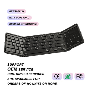 Teclado Inalámbrico Plegable de 64 Teclas 2.4g, Teclado Bluetooth Recargable Ultra Delgado para Computadora Km-099c - Product Image 1