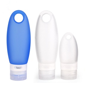 Botellas dispensadoras de silicona para viaje de 89 ml con ventosa para loción y acondicionador - Product Image 4