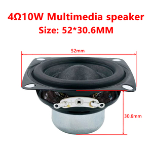 Rohs 52*30.6mm 52mm 4ohm10w 2inch chất lượng cao từ đa phương tiện loa đầy đủ tần số cao hiệu suất Bluetooth loa - Product Image 2