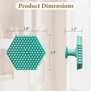 Cepillo de Limpieza Facial de Silicona de Grado Alimenticio con Logotipo Personalizado, Almohadillas Exfoliantes Suaves, Removedor de Maquillaje Manual, OEM ODM - Product Image 2