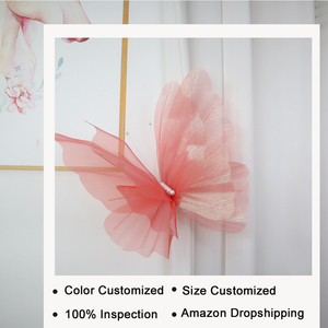 Bướm lụa thủ công lớn ba chiều trang trí cửa sổ trung tâm thương mại, tiệc cưới ngoài trời, tường cưới sang trọng - Product Image 1