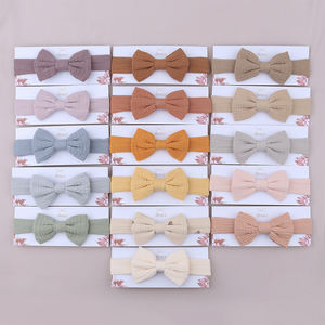 UNIQ โบว์อเนกประสงค์สำหรับเด็ก,โบว์ผูกผมทำมืออุปกรณ์เสริมผมผสมหลายสี - Product Image 1