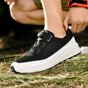 Men's Winter Sports Shoes for Outdoor Trekking Rock Climbing Hiking Waterproof Breathable High-<b>Top</b> Mesh <b>Walking</b> Shoes - Product Image 5