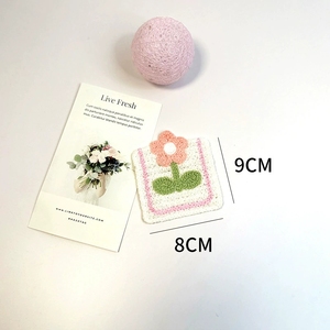 Accessoire de bricolage pour vêtements : Patch en tissu toile brodé à motif floral, en <span class=keywords><strong>maille</strong></span> filet, à capuche, cousu à <span class=keywords><strong>la</strong></span> main, de type poche, pour enfants, pour pulls - Product Image 2