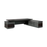 Siège de bureau moderne haut de gamme en bois, simple et confortable, pour directeur, manager, PDG, patron, style bois massif, idéal pour villa