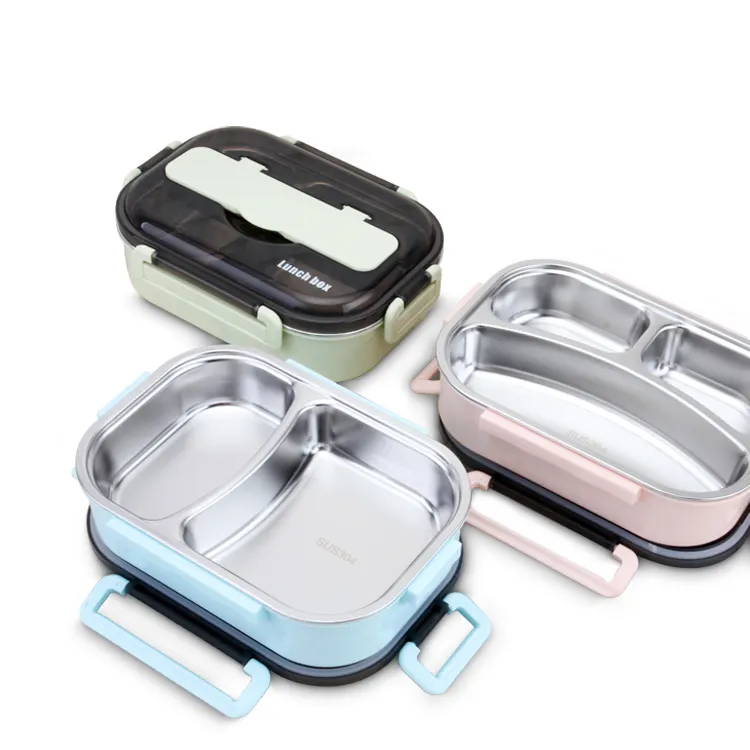 Hoge Kwaliteit Multicolor Rvs Lekvrij Lunchbox