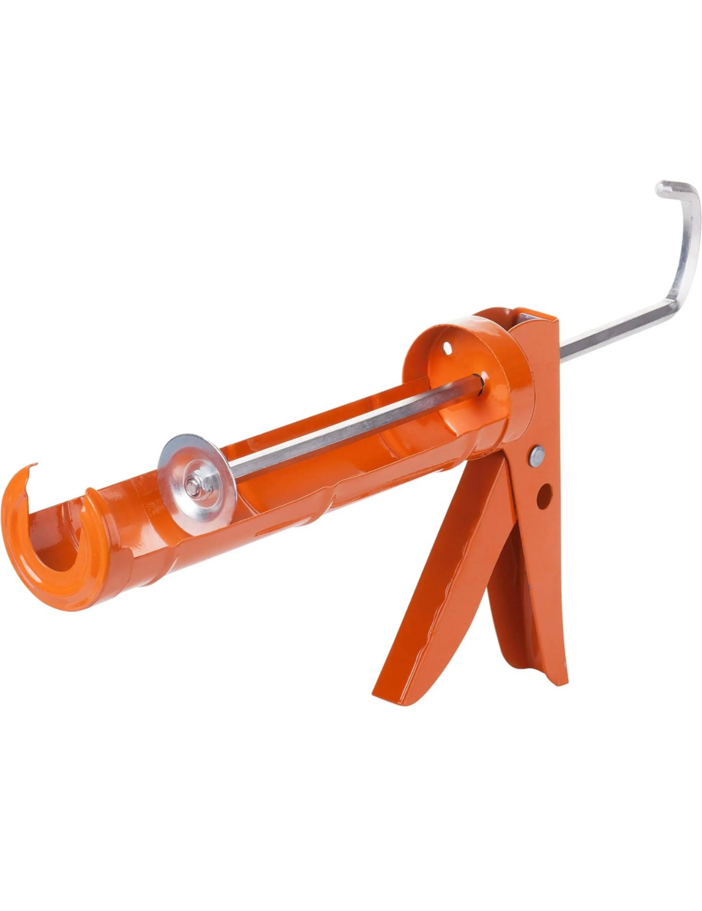 orange 9'' Caulking Gun dropless skeleton gun no drip single Sealants Silicone gun for hand caulk tools