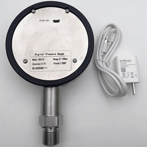 SKA-X1เกจวัดความดันดิจิตอล LCD 4 "พร้อมความแม่นยำในการปรับแต่งช่วงความดันได้แม่นยำ0.1% - Product Image 5