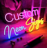 Enseigne néon flexible personnalisée – Taille et couleur personnalisables, LED multicolores, fixation murale pour la maison, les voitures, les fêtes et les mariages