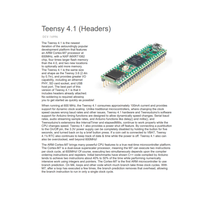 DEV-16996 Carte d'évaluation intégrée RT1062 Teensy 4.1 - ARM Cortex-M7 MCU 32 bits