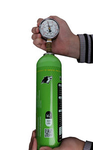 Cartucho de <span class=keywords><strong>Gas</strong></span> de Acero Verde de Alta Presión, 1100 ml, 270 g, 10-14 MPa, el Más Potente para Tiro Deportivo - Product Image 5