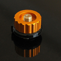 Adaptateur de brûleur de réchaud léger pour le camping, la randonnée et l'escalade en plein air, type séparé, arrêt automatique, adaptateur de cartouche de gaz, réservoir, cylindre