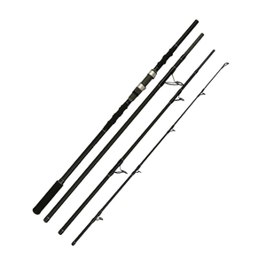 Canne à pêche à leurre en 4 sections, 2,7m, 3m, 3,3m, 3,6m, 3,9m, 4,2m, ultra-rapide, avec anneaux en céramique et porte-moulinet FUJI, canne de surf pour la pêche au thon jaune - Product Image 6
