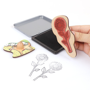 Prodotto di vendita calda per bambini bambini educativo sigillo timbro tavolo da <span class=keywords><strong>disegno</strong></span> giocattolo con il gatto sul modello del tetto - Product Image 3