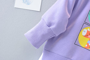 Ropa Orgánica para Bebés, Conjuntos de Pantalones Casuales de Algodón para Niñas con Diseño de Rayas de China Baba - Product Image 4