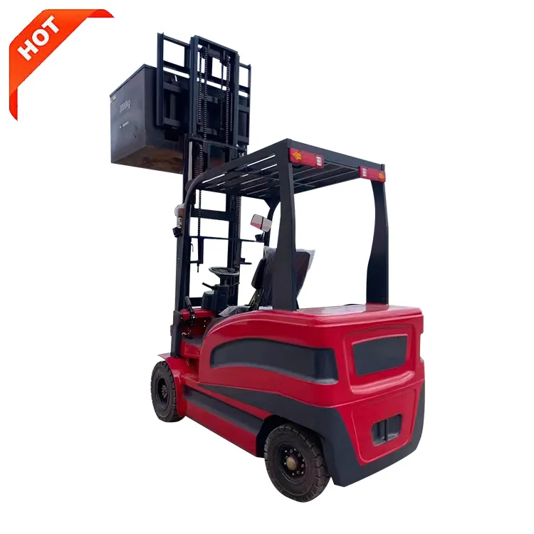 En iyi kendinden yükleme taşınabilir forklift elektrikli istifleyici 1.5 ton 2 ton elektrikli forklift lp pil forklift