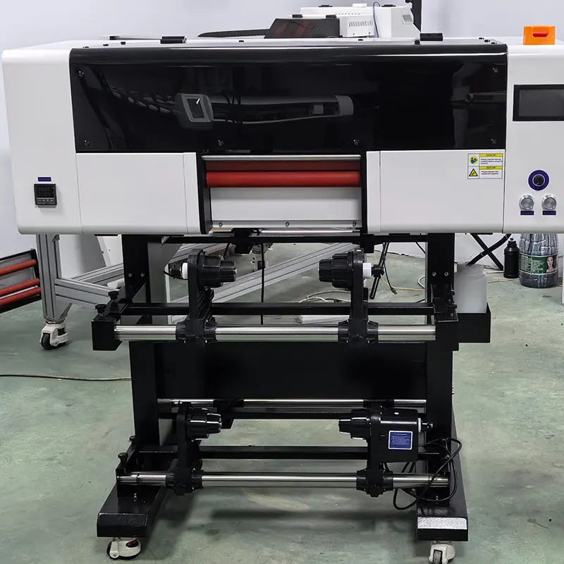 Uv-Flächbett-PET-Film-Ab-Film-Aufkleberdrucker Rolle zu Rolle Druckermaschine A3 UV-Drucker