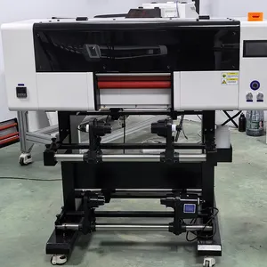 Uv Flatbed PET Film Ab Film Sticker Printer Roll To Roll Printer Machine A3 Uv Printer
