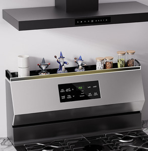 Organizador de condimentos para cocina, estante para horno, estante para especias sobre la estufa, estante magnético para especias - Product Image 3