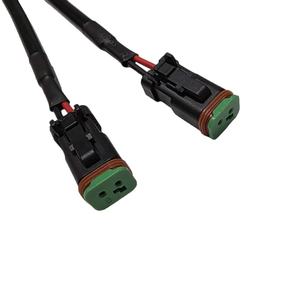 Imbracatura di cavi per autoveicoli personalizzati DT 2P connettore femmina e maschio cablaggio tipo Y - Product Image 3