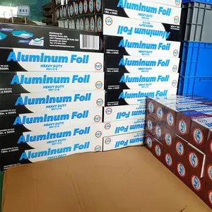 Grosir aluminium foil 30 cm aluminium foil 45 cm, 300 meter makanan aluminium foil