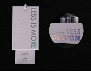 ป้ายห้อยสินค้าแบบนูน ปรับแต่งได้ตามต้องการ ผลิตจากกระดาษพิเศษ ออกแบบโลโก้สำหรับเสื้อผ้า รองเท้า กระเป๋า ป้ายแขวนที่เป็นมิตรต่อสิ่งแวดล้อม - Product Image 3