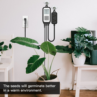 Tuya soket pengontrol suhu Digital, termostat pintar Wifi, Stop kontak dengan Timer saklar Sensor pendingin pemanas