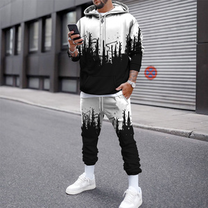 Nouvel ensemble de survêtement 3D <span class=keywords><strong>2021</strong></span> pour <span class=keywords><strong>homme</strong></span> – Sweat à capuche et pantalon décontracté à manches longues – Tenue de sport deux pièces <span class=keywords><strong>tendance</strong></span> - Product Image 5