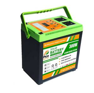 Système d'énergie domestique personnalisé 300W, ensemble complet MPPT/PWM, batterie LifePO4 en silicium polycristallin, kit d'éclairage - Product Image 3