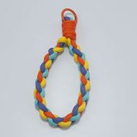 Correa de Dacrón de Color Caramelo de Moda, Correa Corta con Gancho Desmontable, Resistente al Agua, Correa Universal para Teléfono Celular, para Dispositivos Móviles