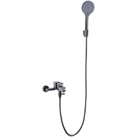 Nouvel arrivage Ensemble de robinets de baignoire et de douche muraux en laiton Mélangeur chaud et froid Robinet de baignoire avec douchette pour salle de bains