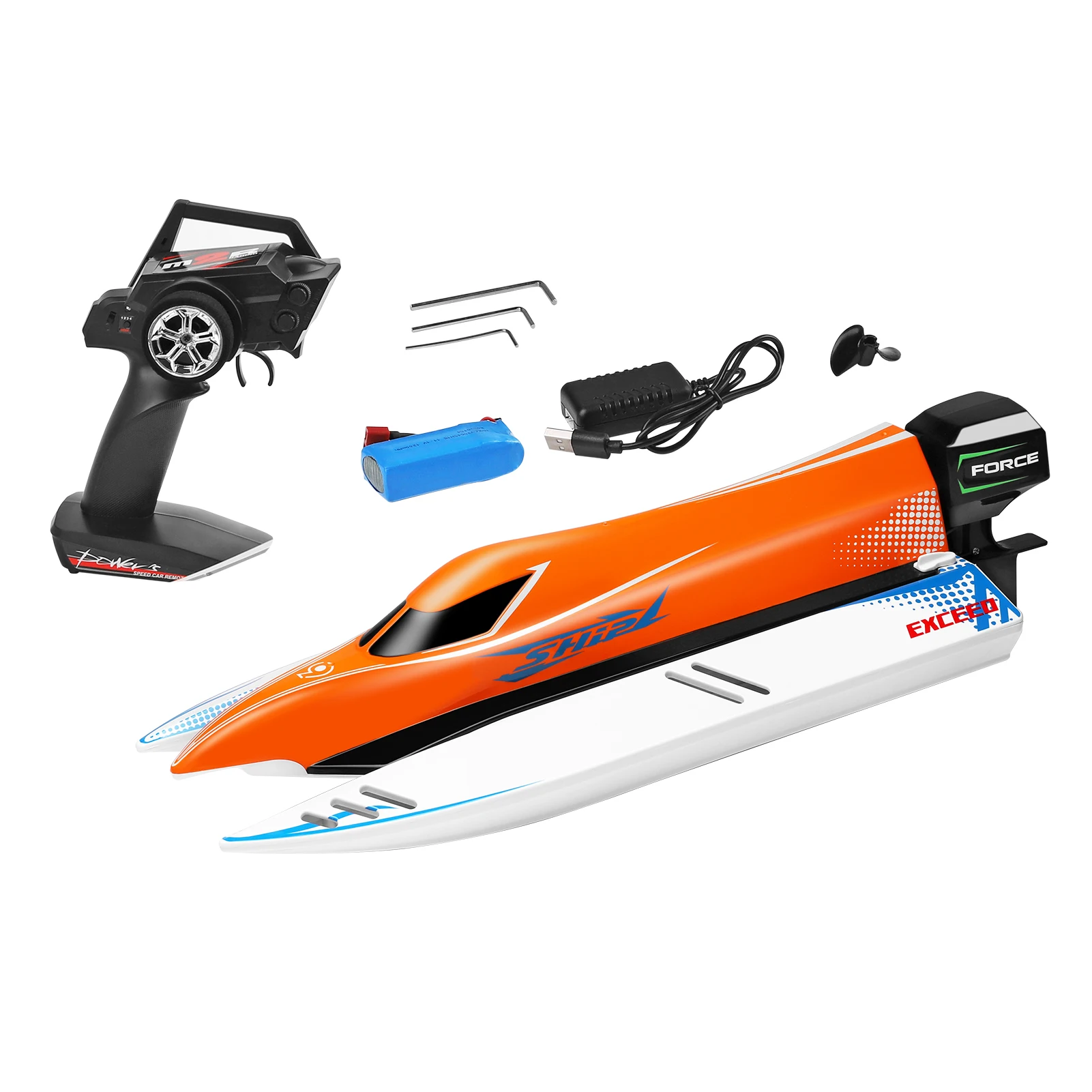 WLtoys WL915-A Boat Remote Control Boats 2.4G 45km/h High Speed RC Boat RC Toy Gift for Kids Adults Boys Girls