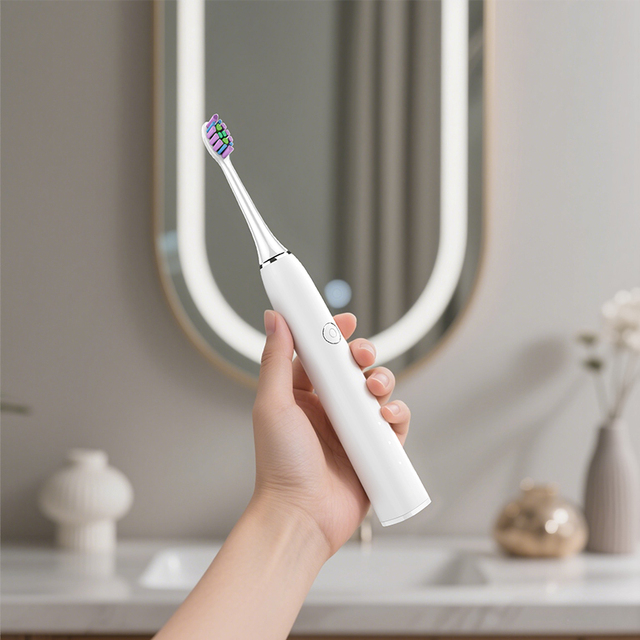 Or-care Personalized TYPE-C Rechargeable Smart Sonic Electric Toothbrush 3 Cleaning Modes IPX7 Waterproof Minimalist Design