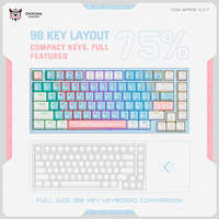 Distribuidor Mayorista de Accesorios de Computadora, Teclado Mecánico para Juegos con Cable y Retroiluminación RGB ONIKUMA G52 para Juegos FPS