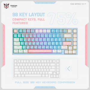 Distribuidor Mayorista <span class=keywords><strong>de</strong></span> Accesorios <span class=keywords><strong>de</strong></span> <span class=keywords><strong>Computadora</strong></span>, <span class=keywords><strong>Teclado</strong></span> Mecánico <span class=keywords><strong>para</strong></span> Juegos con Cable y Retroiluminación RGB ONIKUMA G52 <span class=keywords><strong>para</strong></span> Juegos FPS - Product Image 4