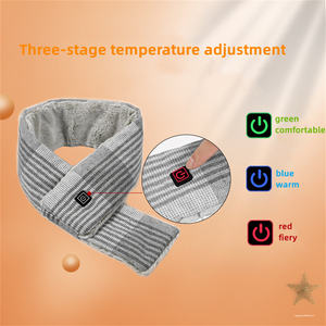 Şarj Edilebilir Isıtmalı Eşarp Yıkanabilir Boyun Isıtıcı Ayarlanabilir Sıcaklık Yumuşak Peluş Elektrikli Isıtma Sıcak Eşarp USB Şarj - Product Image 2