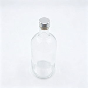 Bouteille de liqueur en verre sans plomb de qualité supérieure, 750 ml, bouchon en liège transparent, pour whisky, brandy, vodka, <span class=keywords><strong>XO</strong></span>, bar, hôtel, vente en gros - Product Image 3