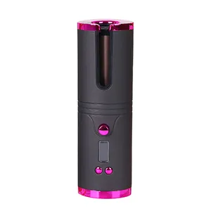 Portable Hair Styling Tools Auto Wireless Curling Iron Rizador De Cabello Rotating Rechargeable Cordless Automatic Hair Curler