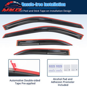 Pare-soleil en acrylique pour Honda Accord 94-97 berline, protection contre la pluie et le vent, lot de 4 pièces, protection des fenêtres latérales des portes de voiture - Product Image 5