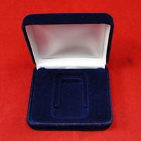 Airtite-Boîte à monnaie en velours, lingot d'or et d'argent, boîte de rangement pour capsules de pièces de collection avec couvercle à charnière